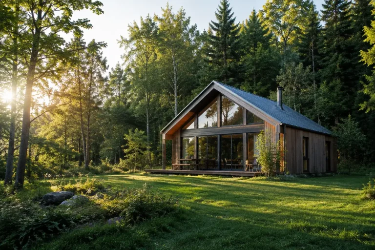 Maison en lisière de forêt